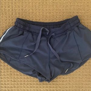 Blue Lululemon shorts